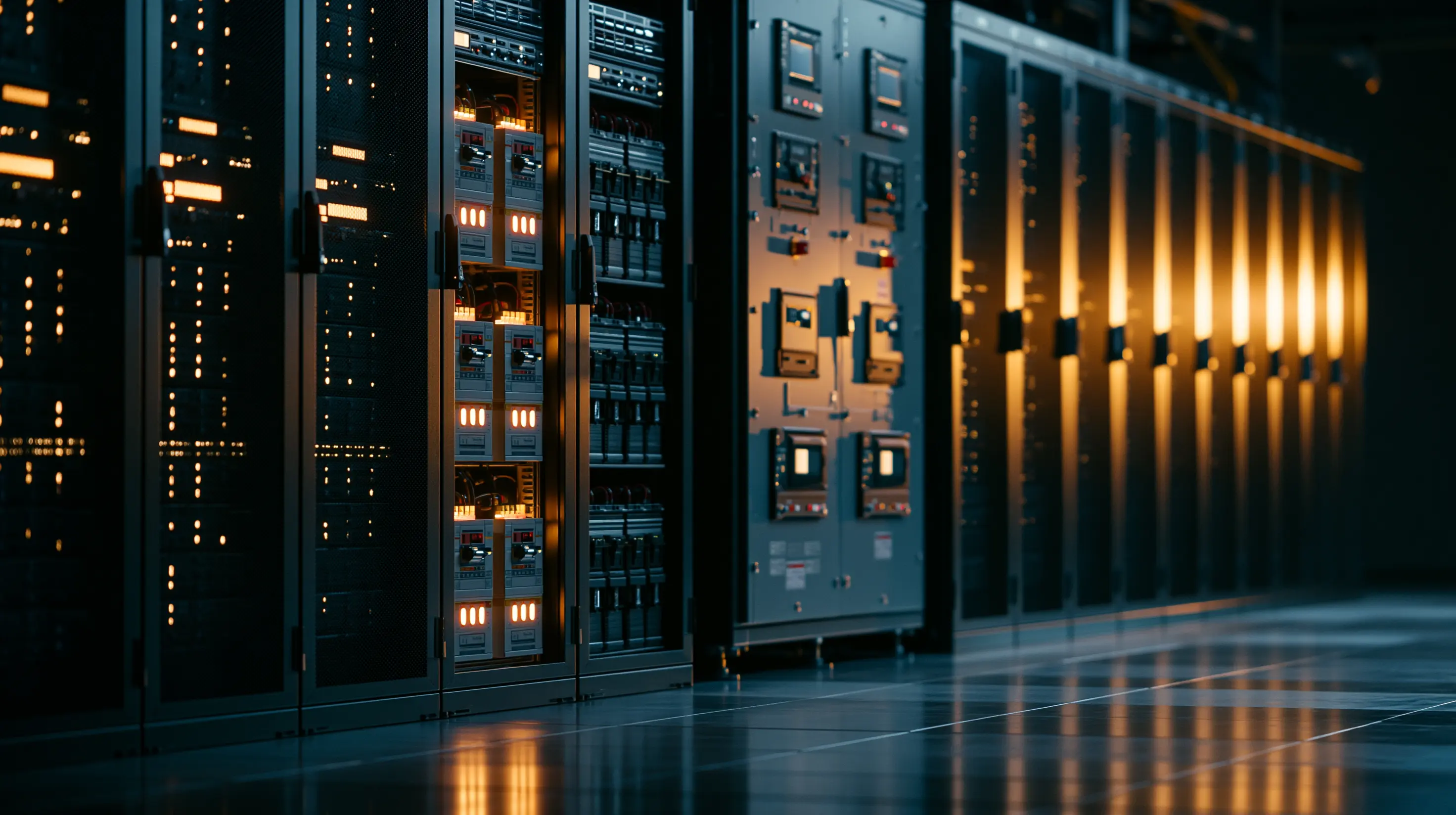 Data center power distribution electrical systems